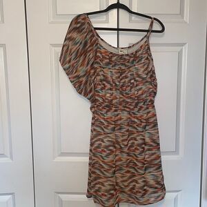 Pink Rose asymmetrical dress 